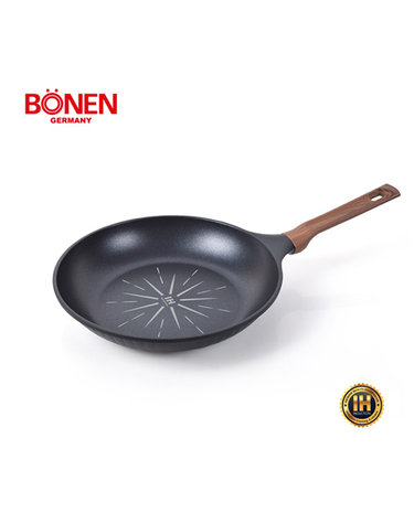 [BONEN] 보넨 인덕션 블랙 W 궁중팬 28cm