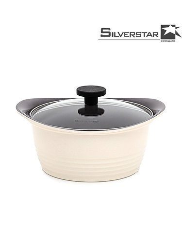 [SiverStar] 실버스타 오브니 세라믹코팅 주물냄비 양수24cm