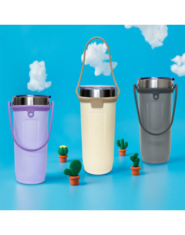 [CuFam] 쿠팸 실리콘손잡이 텀블러 710mL C6