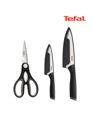 [TeFal] 테팔 콜렉션 칼가위 3종 세트(식도 15cm+과도 9cm+주방가위)