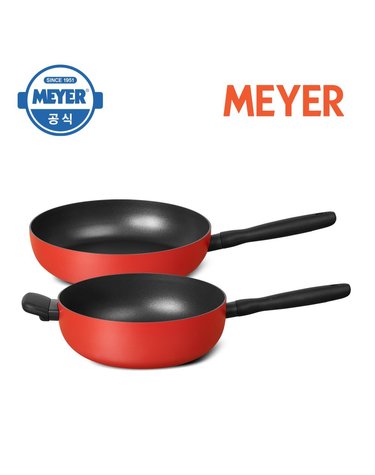 [MEYER] 마이어 바우하우스 인덕션 시리즈 멀티 볶음팬 2P 세트(F28+M26) 10223-S