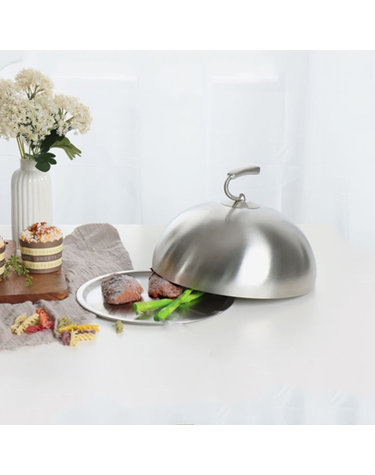 [KITCHENFLOWER] 키친플라워 스텐돔뚜껑 20cm + 쟁반 22cm