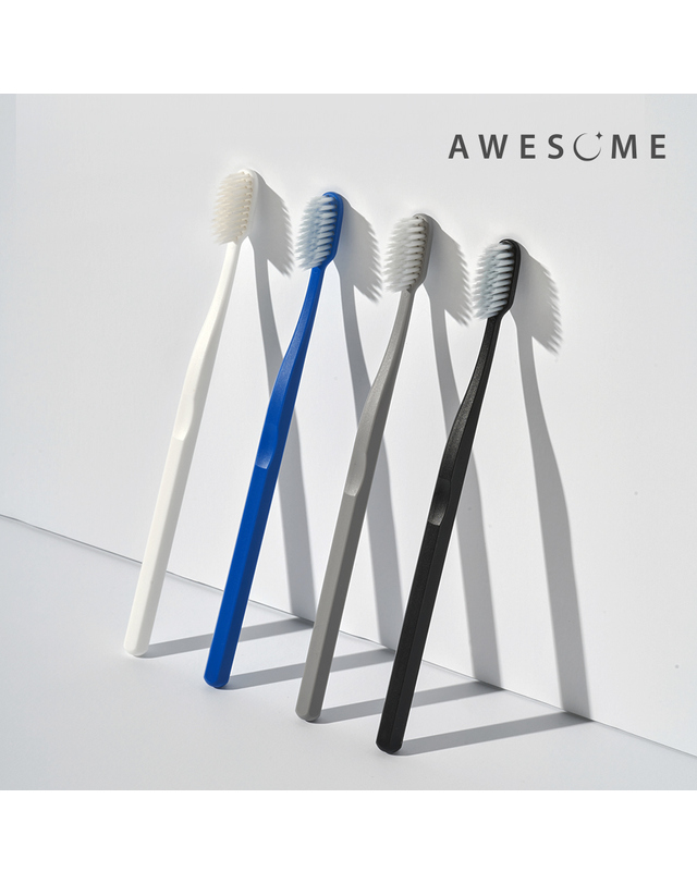 트라이스 [AWESOME] 어썸 엠보싱칫솔 10SET ADTB-1000 착용컷