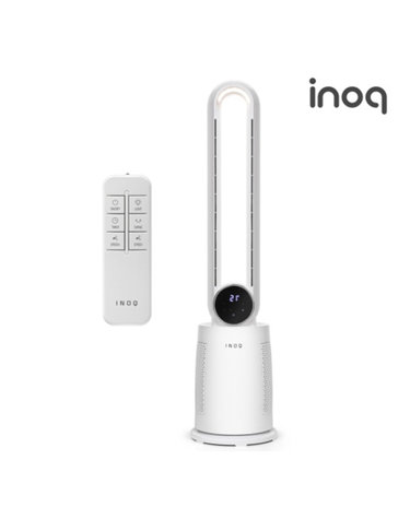[INOQ] 이노크아든 BLDC 날개없는 타워형 무드등 리모컨 선풍기 IA-NF1000