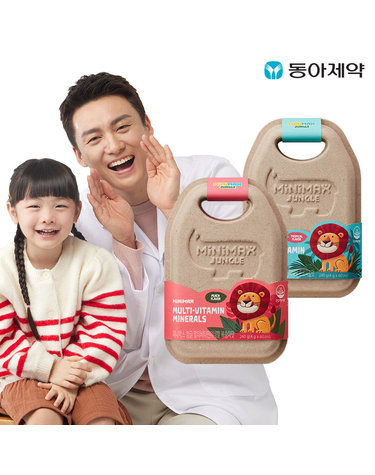 [동아제약] 미니막스 정글 멀티 비타민 미네랄 30일분 (1일 2구미)