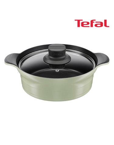 [Tefal] 테팔 인덕션 티타늄 아로마 통주물 전골냄비 24cm