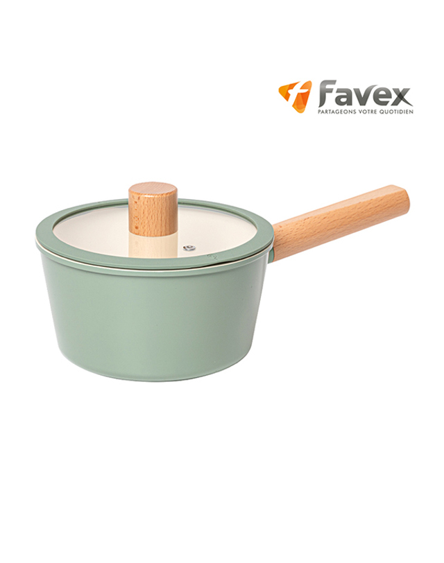 트라이스 [FAVEX] 파벡스 세라믹 편수 냄비 18cm 착용컷
