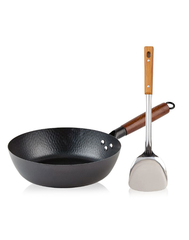 트라이스 [NORDICOOK] 노르디쿡 무쇠 궁중팬 28CM (뒤집개 포함) 착용컷