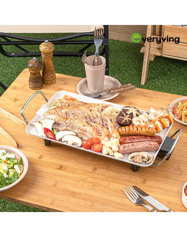 [Everyving] 에브리빙 불소수지코팅 와이드형 47cm 테이블 전기그릴 Lime-0425G
