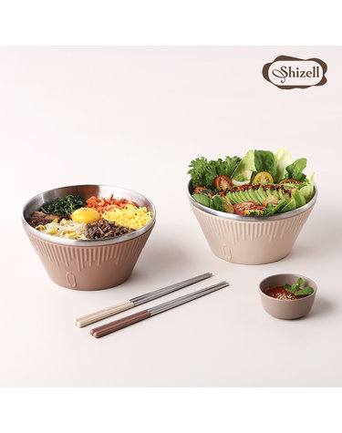[Shizell] 쉬젤 러반 포케볼4PCS 포케볼18cm 2pcs+젓가락 2pcs