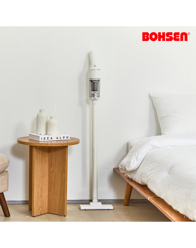 트라이스 [BOHSEN] 보센 강력한 흡입력 멀티클린 무선청소기 BC-0820 착용컷