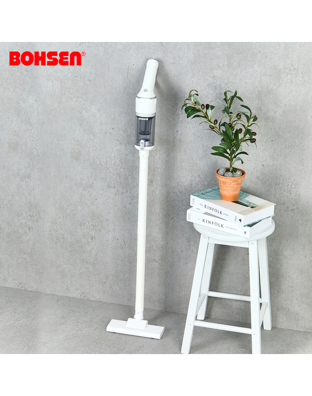 트라이스 [BOHSEN] 보센 강력한 흡입력 멀티클린 무선청소기 BC-0820 착용컷