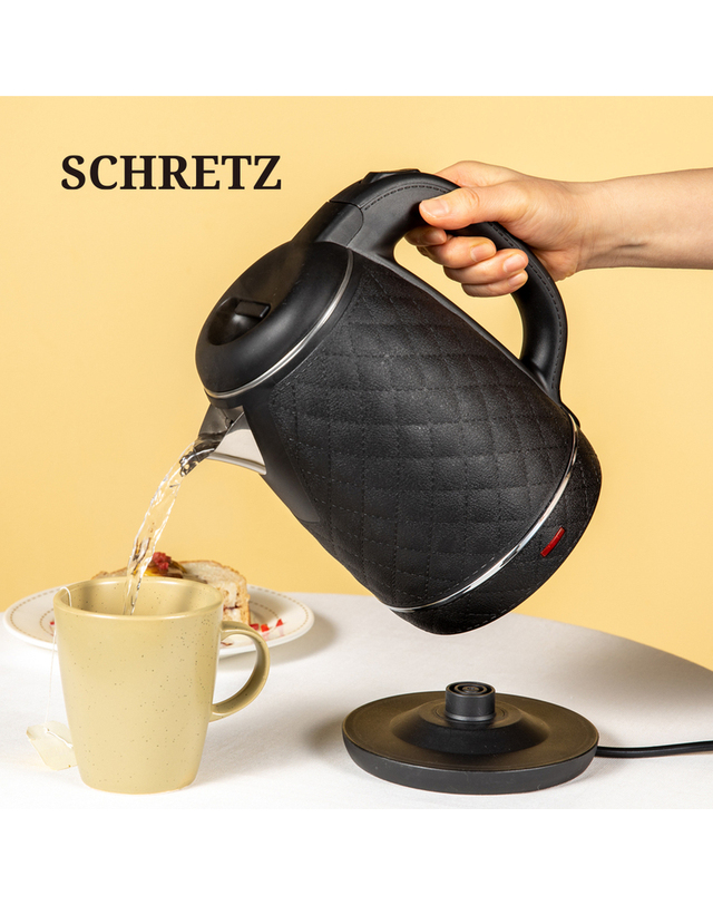 트라이스 [SCHRETZ] 슈레츠 스테인레스 무선 전기포트 1.5L VMK-PO5WGA 착용컷