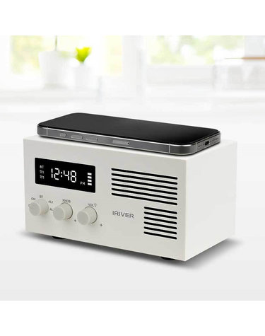 [iriver] 아이리버 고속 무선충전 시계 스피커 DESK ISW-RS01