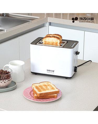 [KitchinArt] 키친아트 스퀘어 토스터기 화이트 KT-850EB