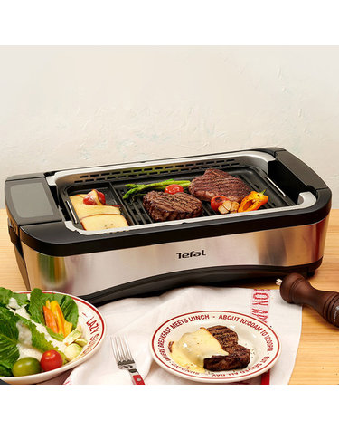 [TeFal] 테팔 연기와 냄새 걱정 없는 스모크리스 이지 그릴 TG500DKR