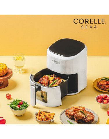 [CORELLE] 코렐 세카 모던 에어프라이어 4.5L 저스트 화이트 CS-MAFJH-KPS