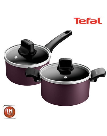 [Tefal] 테팔 인덕션 티타늄 멜로디냄비 2종세트(편수냄비16+양수냄비20)