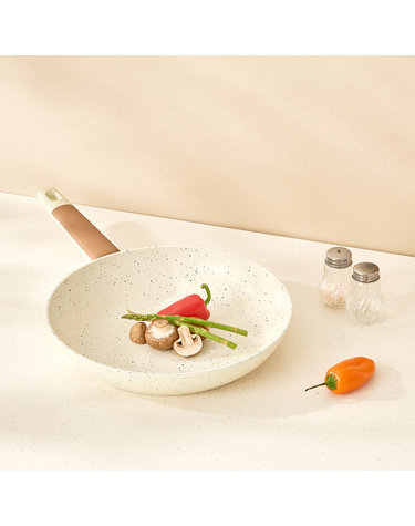 [DELLAGO] 델라고 바닐라빈 IH 세라믹 프라이팬 28CM