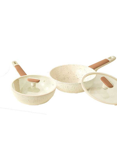 [DELLAGO] 델라고 바닐라빈 항균 세라믹 인덕션 소테팬 후라이팬 20+24cm