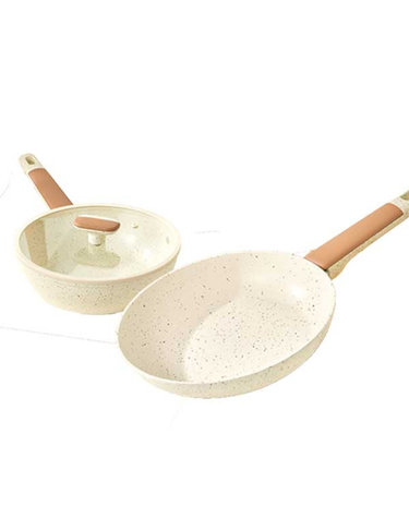 [DELLAGO] 델라고 바닐라빈 항균 세라믹 인덕션 소테팬 24cm+ 후라이팬 28cm