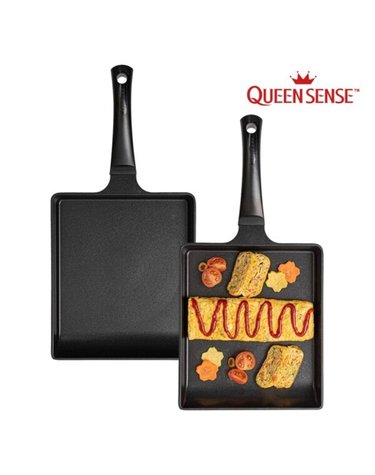 [QUEENSENSE] 퀸센스 블랙 와이드 사각 계란말이팬 26cm