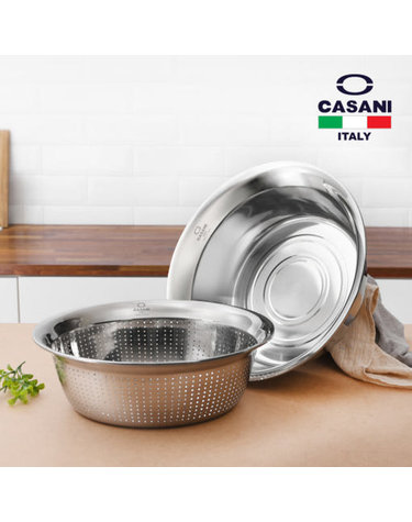[CASANI] 까사니 스텐 메가볼 세트 (타공볼 38cm + 양푼 40cm)