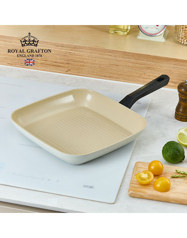 [Royal Grafton] 로얄그래프톤 코지 IH 세라믹 사각그릴팬 28cm