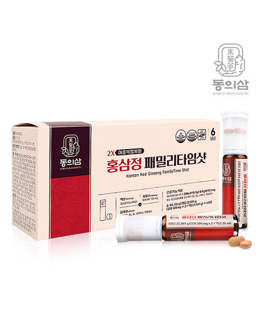 [동의삼] 홍삼정 패밀리타임샷 (액상20ml+정제500mgx2정)x14병