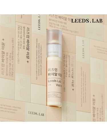 [LEEDSLAB] 리즈랩 바이알이뮨 플러스 30일분(액상20ml+정제450mgx2정)
