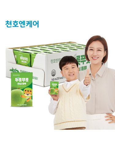 [천호엔케어] 푸릇푸룻 매실 듬뿍 (140mlx24팩)