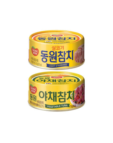 [동원] 라이트 스탠다드 150g 5캔 + 야채참치 150g 5캔