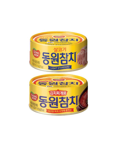 [동원] 라이트 스탠다드 150g 5캔 + 김치찌개용 참치 150g 5캔