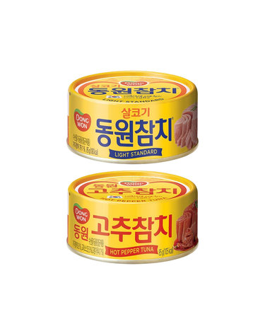 [동원] 라이트 스탠다드 참치 85g 6캔 + 고추참치 85g 6캔