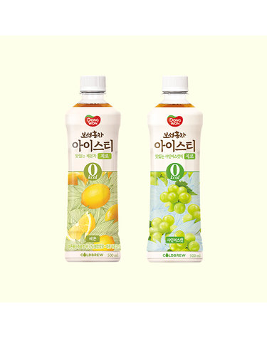 [동원] 보성홍차 아이스티 제로 레몬 500ml x 12개 + 샤인머스켓 x 12개