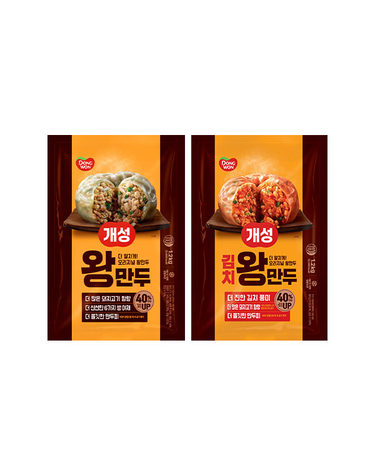 [동원] 개성 왕만두 1.2kg 1개+김치왕만두 1.2kg 1개