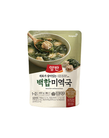 [동원] 양반 백합 미역국 460g x 8개