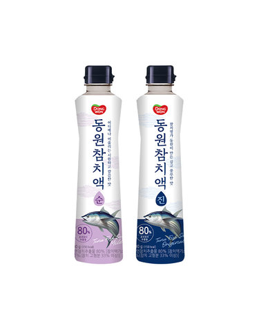 [동원] 참치액 진 500g x 2병 + 참치액 순 500g x 2병