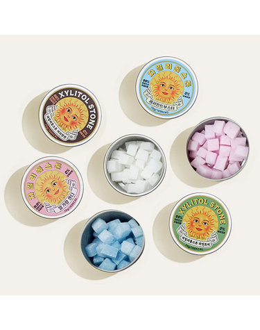 [XYLITOL STONE] 자일리톨 스톤 사탕 캔디 틴케이스 70g