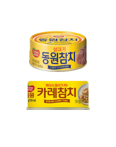 [동원] 라이트 스탠다드 참치 85g 10캔 + 카레참치 90g 4캔