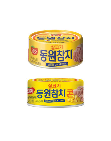 [동원] 라이트 스탠다드 참치 85g 5캔 + 콘참치 85g 5캔
