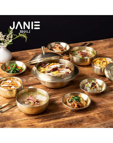 [JANIE] 제이니 주방미학 한상차림 12P 세트 (가마솥포함)