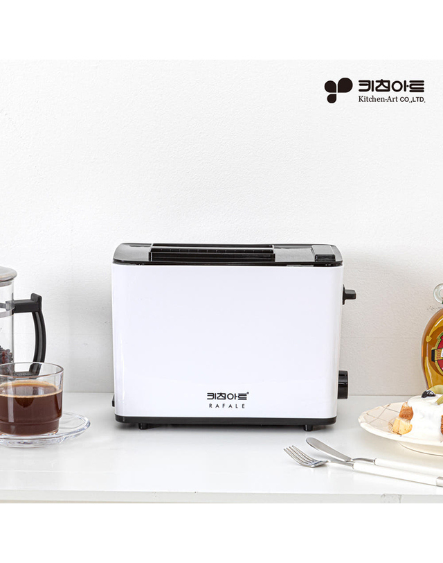 트라이스 [KitchinArt] 키친아트 스퀘어 토스터기 화이트 KT-850EB 착용컷