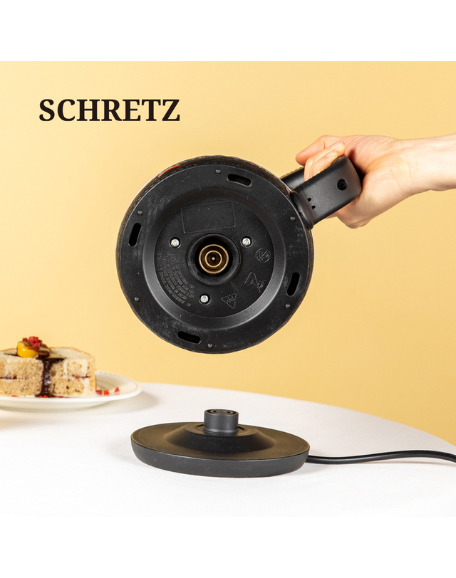 트라이스 [SCHRETZ] 슈레츠 스테인레스 무선 전기포트 1.5L 블랙 VMK-PO5WGA 착용컷