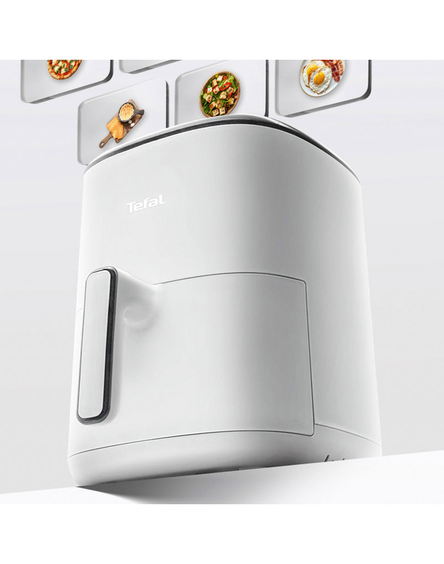 트라이스 [Tefal] 테팔 에어프라이어 이지프라이 컴팩트 3L 벨루가화이트 EY145AK0 착용컷