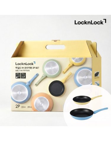 [LocknLock] 락앤락 마일드 IH 후라이팬 2종세트(20+28cm)