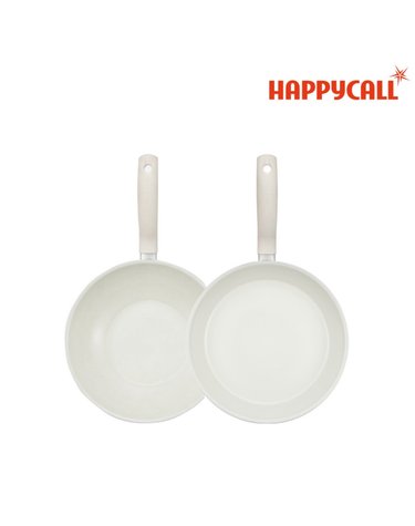 [HAPPY CALL] 해피콜 사파이어 화이트 IH 프라이팬 2종B