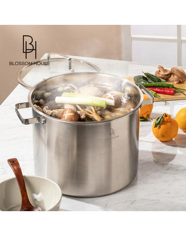 [BlossomHouse] 블라썸하우스 대용량 스텐304 점보 곰솥 15L+뚜껑포함