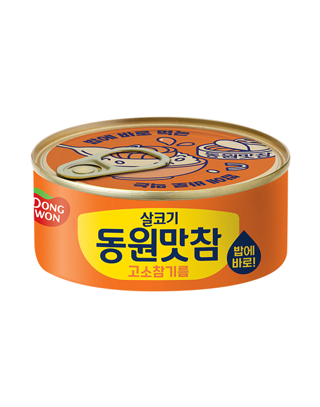 트라이스 [동원] 동원맛참 고소참기름 참치 90g x 8캔 착용컷