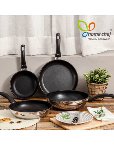 [HomeChef] 홈셰프 IH인덕션 3중 스텐레스 후라이팬4종세트(20+26+28+28w)